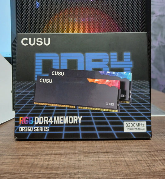 RAM CUSU RGB DDR4 – 32GB (16x2) – 3200MHz 🔥